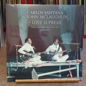 Carlos Santana & John McLaughlin - A Love Supreme Vol 2 '73 2LP Vinyl Record